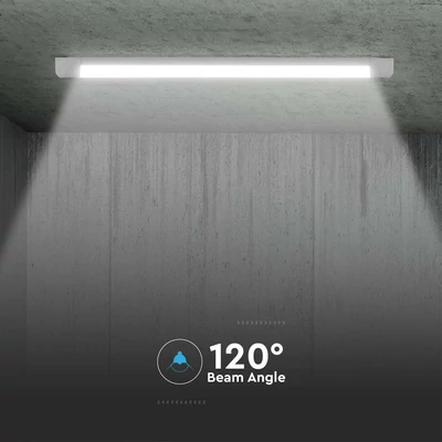 V-TAC Slim LED lámpa 120cm 40W hideg fehér, 120 Lm/W - SKU 8049