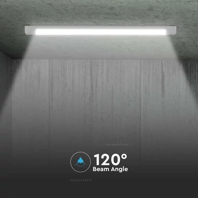 V-TAC Slim LED lámpa 30cm 10W hideg fehér 120 Lm/W - SKU 20346