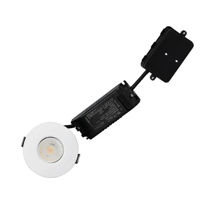 V-TAC SMART tűzálló 10W spot lámpa, cserélhető fejjel, állítható színhőmérséklettel - SKU 1424