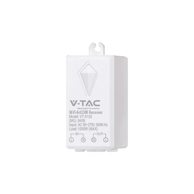 V-TAC Smart - WiFi vezérlő vezeték nélküli kapcsolóhoz - SKU 8459