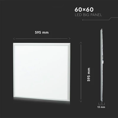 V-TAC Starsense tápegységes süllyeszthető 40W LED panel, 60x60cm, hideg fehér - SKU 24081