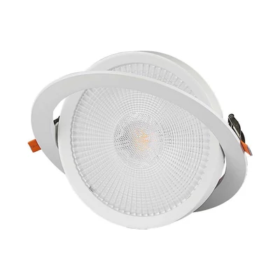 V-TAC süllyeszthető LED SMD mélysugárzó lámpa 20W meleg fehér, 90 Lm/W - SKU 21842