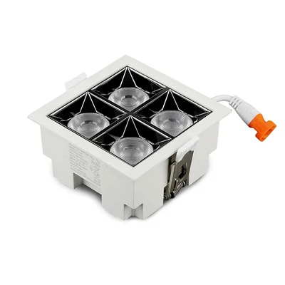 V-TAC süllyeszthető LED SMD mélysugárzó lámpa UGR<19 CRI>90 16W 12° meleg fehér - SKU 978