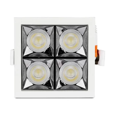 V-TAC süllyeszthető LED SMD mélysugárzó lámpa UGR<19 CRI>90 16W 12° meleg fehér - SKU 978