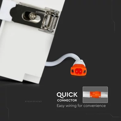 V-TAC süllyeszthető LED SMD mélysugárzó lámpa UGR<19 CRI>90 36W 12° hideg fehér - SKU 982