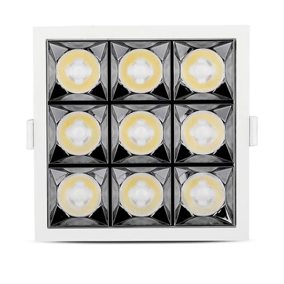 V-TAC süllyeszthető LED SMD mélysugárzó lámpa UGR<19 CRI>90 36W 12° meleg fehér - SKU 984