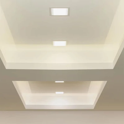 V-TAC süllyeszthető mennyezeti szögletes LED panel 3W hideg fehér - SKU 6297