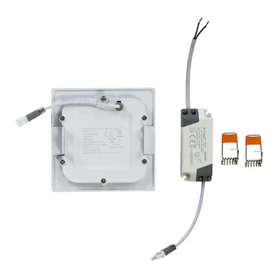 V-TAC süllyeszthető mennyezeti szögletes LED panel 6W meleg fehér - SKU 4863