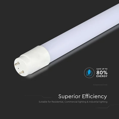 V-TAC T8 LED fénycső, 150cm 24W, meleg fehér, 125 lm/W - SKU 23874