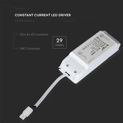 V-TAC tápegység LED panelhez 29W - SKU 6271