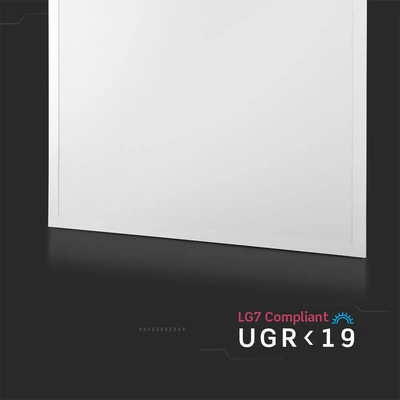 V-TAC UGR<19 LED panel természetes fehér 40W 62 x 62cm, 100 Lm/W, Back-Lit - SKU 23667