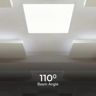 V-TAC UGR<19 LED panel természetes fehér 40W 62 x 62cm, 100 Lm/W, Back-Lit - SKU 23667