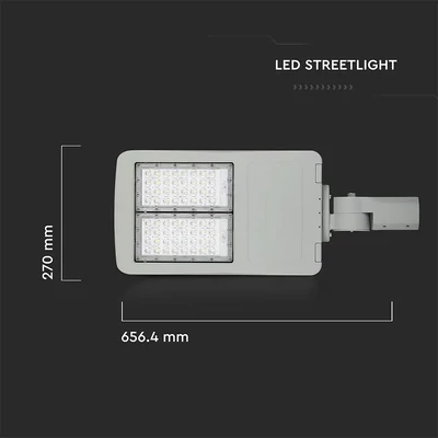 V-TAC utcai LED lámpa, térvilágító ledes lámpatest 100W hideg fehér - SKU 884