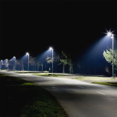 V-TAC utcai LED lámpa, térvilágító ledes lámpatest 100W hideg fehér - SKU 884