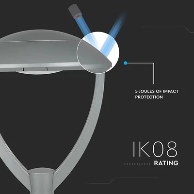 V-TAC utcai LED lámpa, térvilágító ledes lámpatest 100W természetes fehér - SKU 783