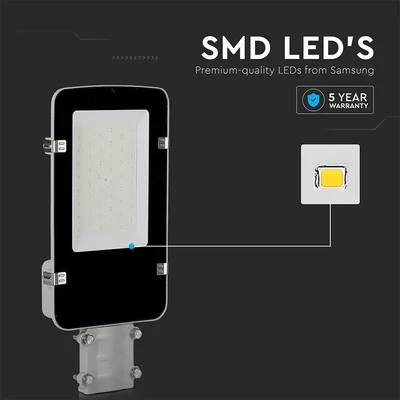 V-TAC utcai LED lámpa, térvilágító ledes lámpatest 30W természetes fehér - SKU 21525