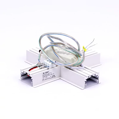 V-TAC X alakú csatlakozó süllyeszthető lineáris LED lámpákhoz 16W természetes fehér - SKU 393