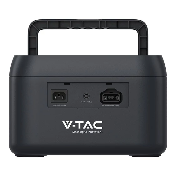 V-TAC hordozható töltőállomás 1000W, WiFis UPS napelemes töltési lehetőséggel - SKU 12706