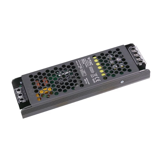 V-TAC IP20 slim fémházas LED tápegység 24V 150W 6.25A - SKU 24239