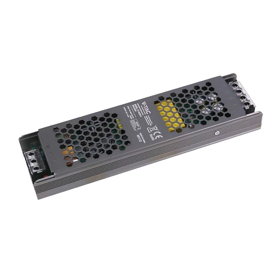 V-TAC IP20 slim fémházas LED tápegység 24V 250W 10.5A - SKU 24241