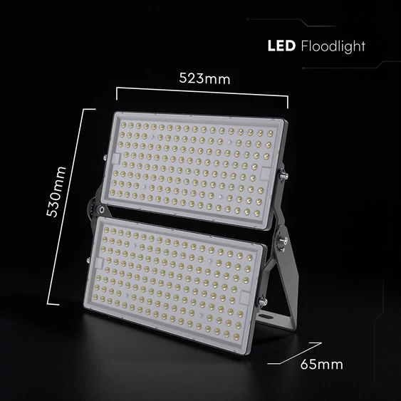 V-TAC SHP 500W CREE LED reflektor, 135 Lm/W, 1 méter kábel, természetes fehér - SKU 230896