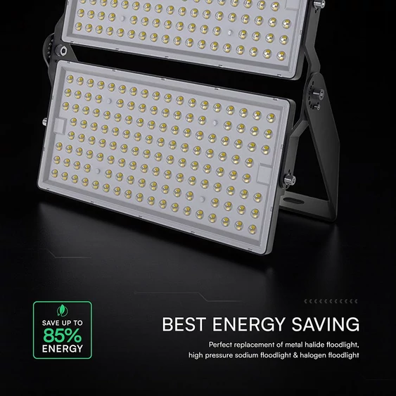 V-TAC SHP 500W CREE LED reflektor, 135 Lm/W, 1 méter kábel, természetes fehér - SKU 230896