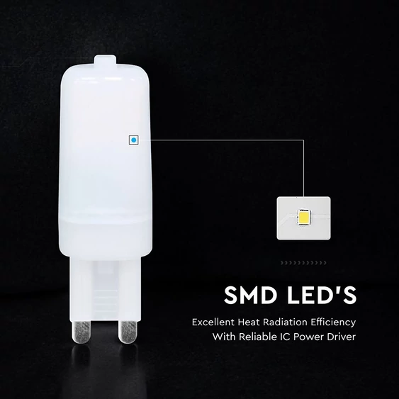 V-TAC G9 LED égő 230V 2,2W természetes fehér - SKU 24025