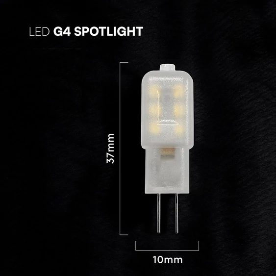 V-TAC G4 LED égő DC12V 1,1W természetes fehér - SKU 24028