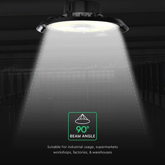 V-TAC CREE LED csarnokvilágító lámpa, 100W, 135 Lm/W, hideg fehér - SKU 240746