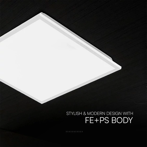 V-TAC süllyeszthető Back-Lit 40W LED panel, állítható színhőmérséklet, 60x60 cm, 120Lm/W - SKU 24324