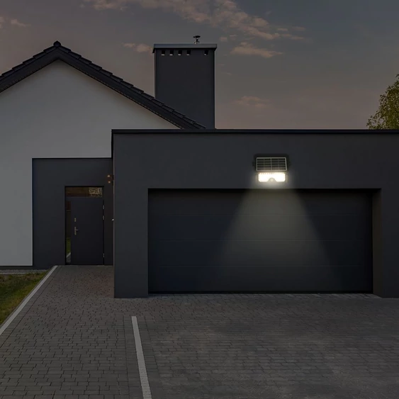 V-TAC napelemes mozgásérzékelős LED reflektor 7W CCT, 129 Lm/W - SKU 24341