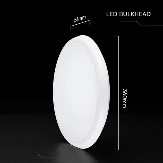 V-TAC CREE SMD LED lámpatest, szenzorral, állítható színhőmérséklet és teljesítmény - SKU 24360