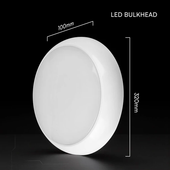 V-TAC CREE LED állítható teljesítményű, szenzorral és vészakkus CCT lámpa IP54 - SKU 812-24-6