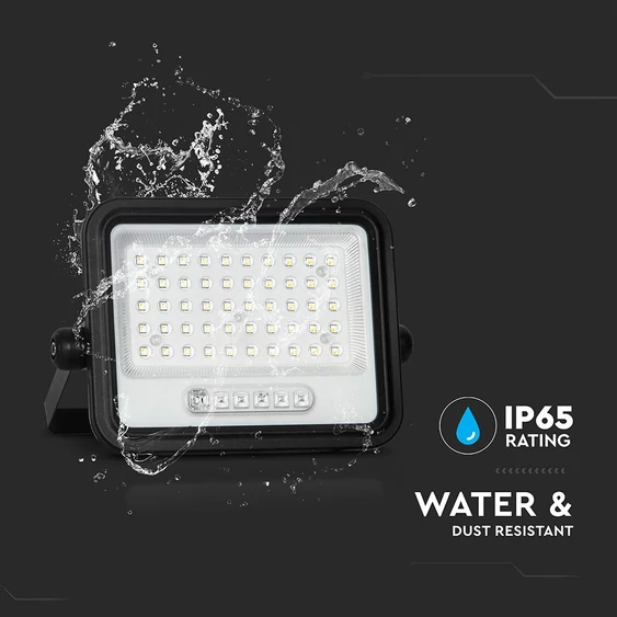 V-TAC 100W napelemes LED reflektor, 2000K - 8000K között állítható színhőmérséklettel - SKU 24083