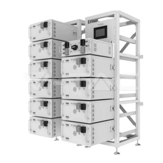 V-TAC 2 db RACK 10 db akkumulátorhoz és 1 db BMS-hez - SKU 12260