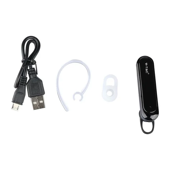 V-TAC Bluetooth fülhallgató, fekete - SKU 7702