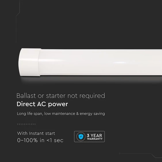 V-TAC bútor, - és pultvilágító LED lámpa 60cm 20W hideg fehér, 120lm/W - SKU 23787