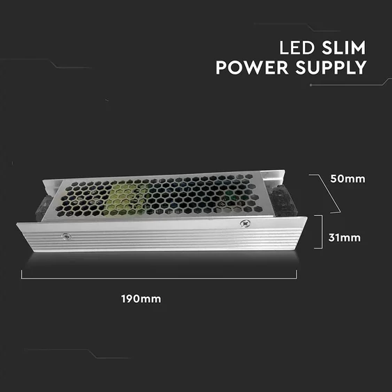 V-TAC fémházas LED tápegység 24V 120W 5A - SKU 3262