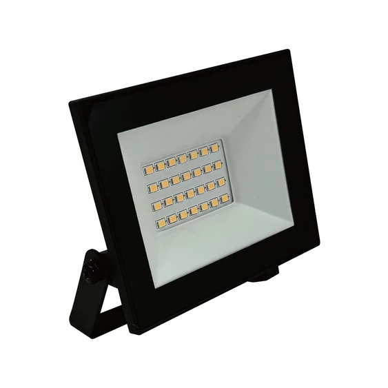 V-TAC FN-széria mini LED reflektor 20W természetes fehér, fekete házzal - SKU 23984