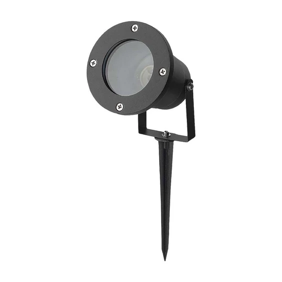 V-TAC kerti lámpa, földbe szúrható talajlámpa, IP65, GU10 foglalattal - SKU 7571