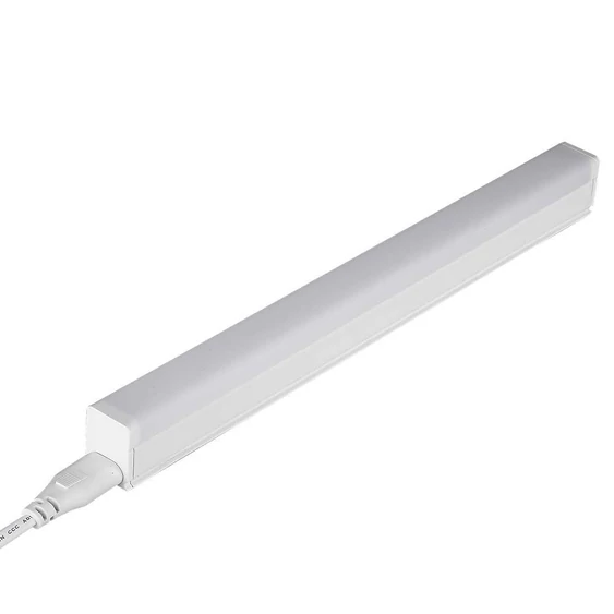 V-TAC LED lámpa 30cm T5 4W beépített kapcsolóval természetes fehér - SKU 21690
