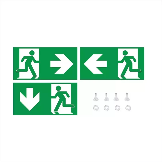 V-TAC mennyezetbe süllyeszthető LED-es EXIT lámpa 2W - SKU 835