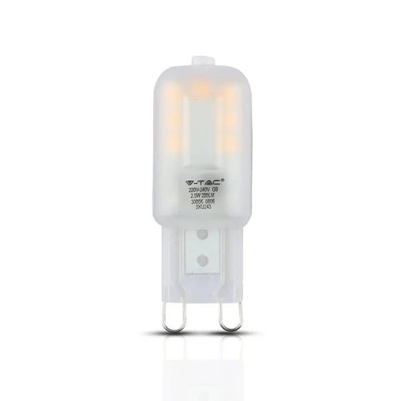V-TAC G9 LED égő 230V 2,5W meleg fehér - SKU 243