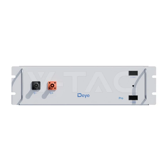 V-TAC 16 db LiFePO4 5.12 kWh DEYE BOS-G PRO akkumulátor rendszer álvánnyal - SKU 12355