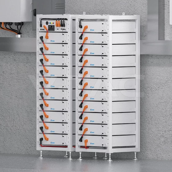 V-TAC 21 db LiFePO4 5.12 kWh DEYE BOS-A160 kWh akkumulátor rendszer álvánnyal - SKU 12657