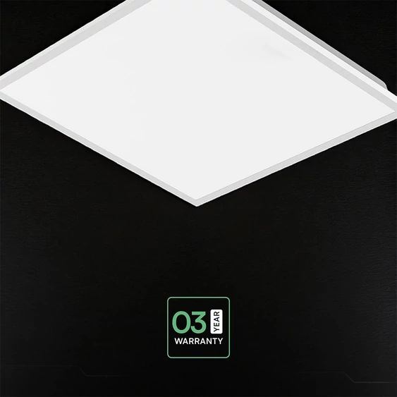 V-TAC süllyeszthető LED panel hideg fehér 36W 60 x 60cm, 120 Lm/W, Back-Lit - SKU 24142