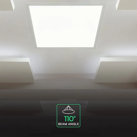 V-TAC süllyeszthető Back-Lit LED panel természetes fehér 40W 60 x 60cm, 120 Lm/W - SKU 24143