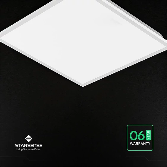 V-TAC CREE LED panel, Starsense táp, természetes fehér 40W 60x60cm, 120 Lm/W, Back-Lit - SKU 241456