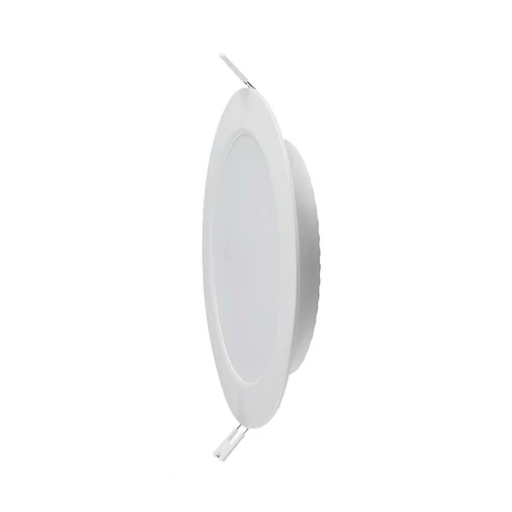 V-TAC PRO süllyeszthető, műanyag, kerek LED panel 18W, természetes fehér - SKU 78651