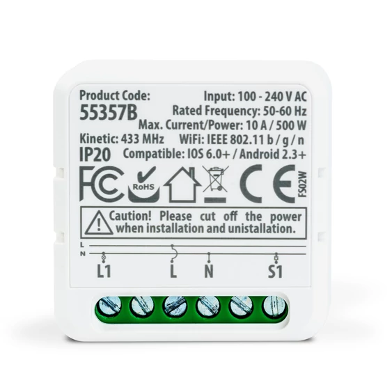 Delight Smart KINETIC kapcsoló vezérlőegység - 100-240 V AC, max 15A